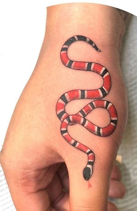 snake tattoo Gucci